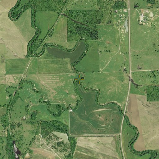 Aerial/Satellite Image of Goose Creek, OK