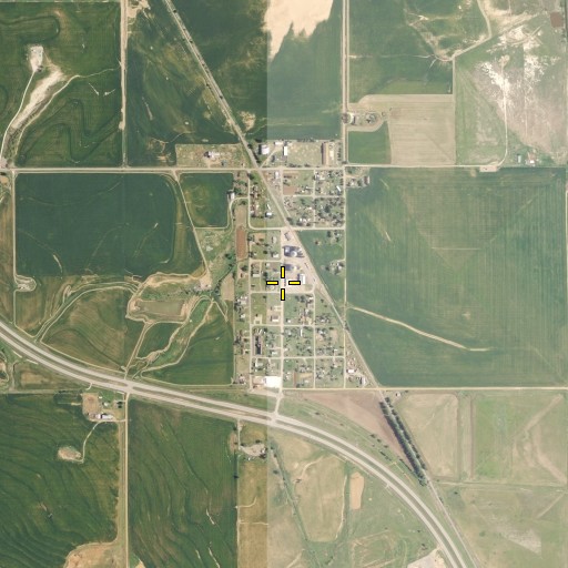 Aerial/Satellite Image of Greenfield, OK