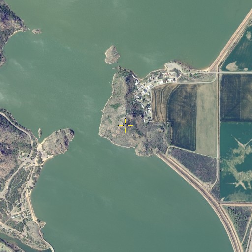 Aerial/Satellite Image of Hicks Mountain, OK