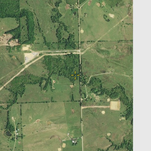 Aerial/Satellite Image of King Creek, OK