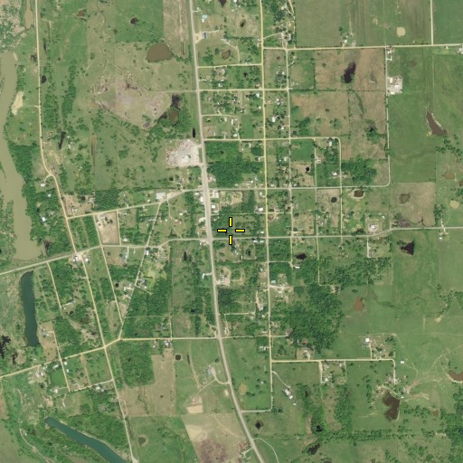 Aerial/Satellite Image of Lehigh, OK