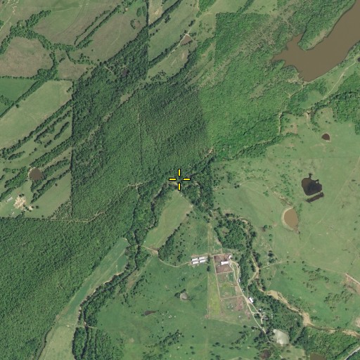 Aerial/Satellite Image of Limestone Creek, OK