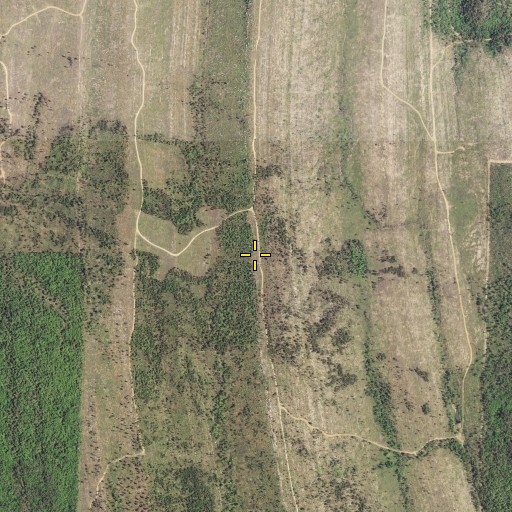 Aerial/Satellite Image of Long Mountain, OK