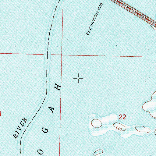 Topographic Map of Oologah Lake, OK