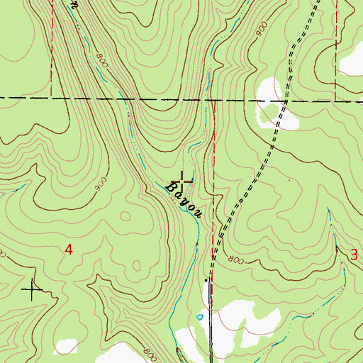 Topographic Map of Polecat Hollow, OK