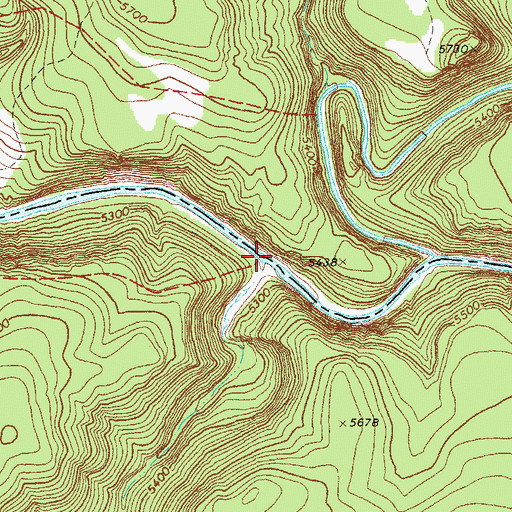 Topographic Map of Sawmill Canyon, AZ