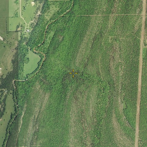 Aerial/Satellite Image of Sand Gap, OK