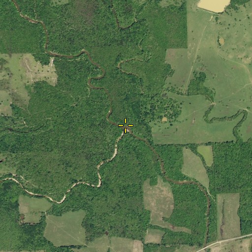 Aerial/Satellite Image of Sandy Creek, OK