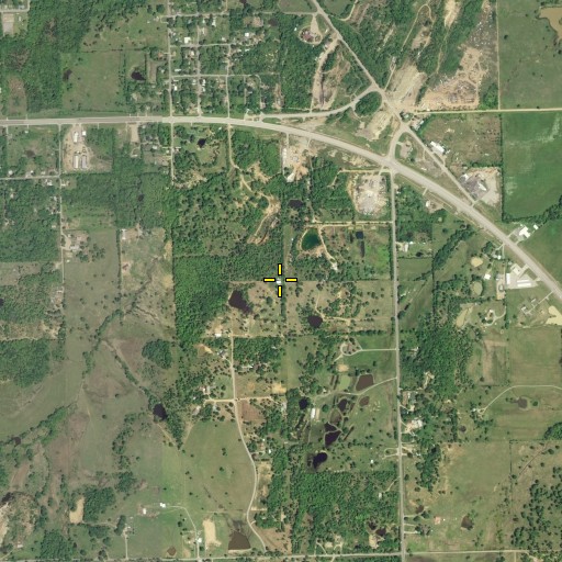 Aerial/Satellite Image of Scratch Hill, OK