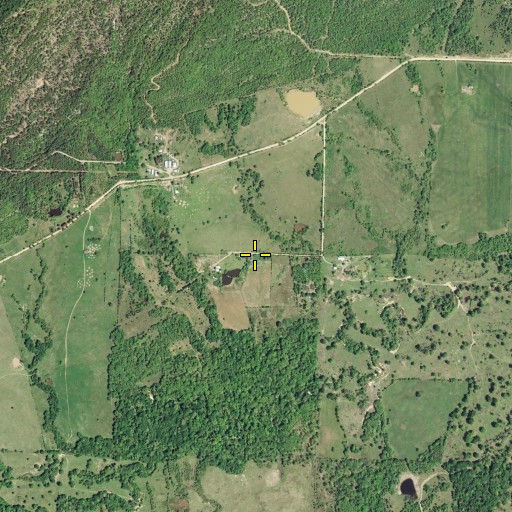 Aerial/Satellite Image of Smith Cemetery, OK