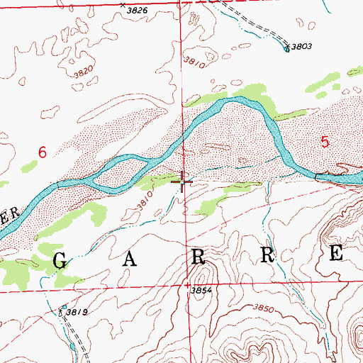 Topographic Map of South Picket House Draw, OK