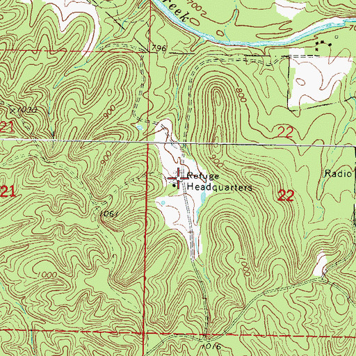 Topographic Map of Spavinaw Hills State Game Refuge, OK