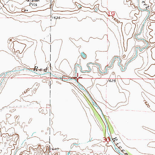 Topographic Map of Station Creek, OK
