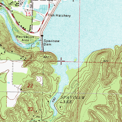 Topographic Map of Tag Hollow, OK