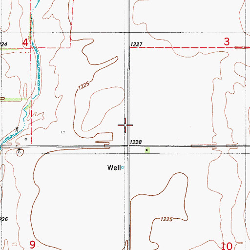 Topographic Map of Tesca Church, OK