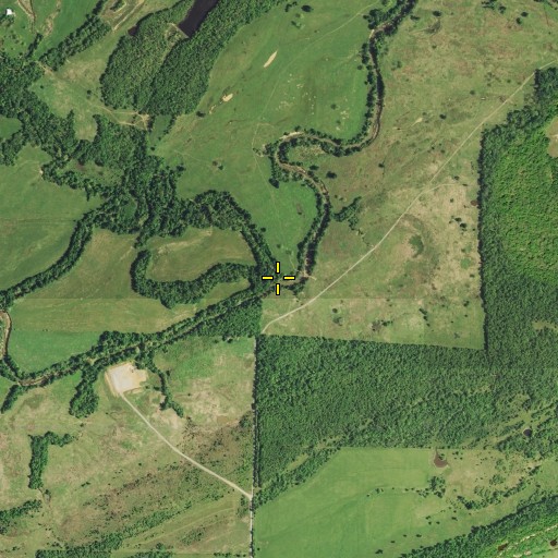 Aerial/Satellite Image of Ti Creek, OK