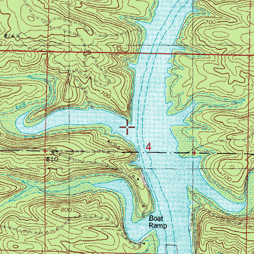 Topographic Map of Turkey Creek, OK