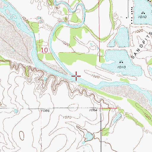 Topographic Map of Turkey Creek, OK