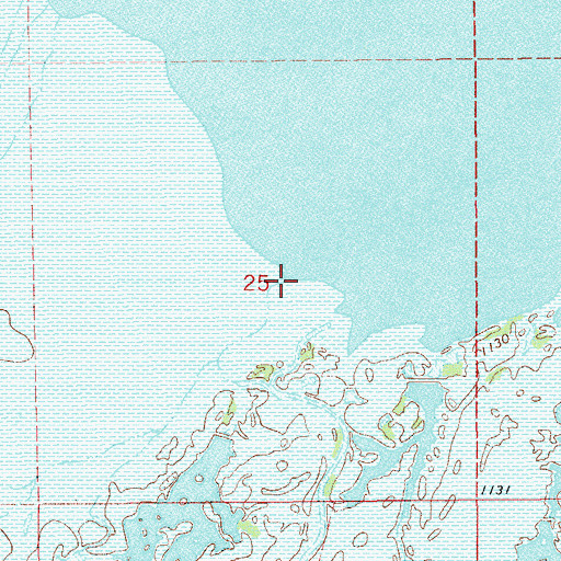 Topographic Map of Twin Spring Creek, OK