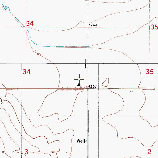 Topographic Map of Victory School (historical), OK