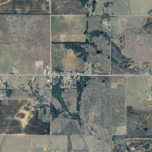 Aerial/Satellite Image of Warren, OK