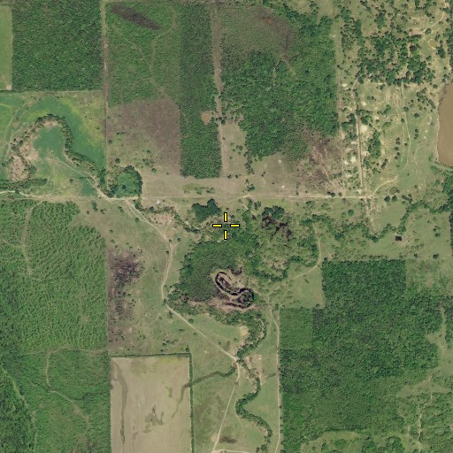 Aerial/Satellite Image of Watson Creek, OK