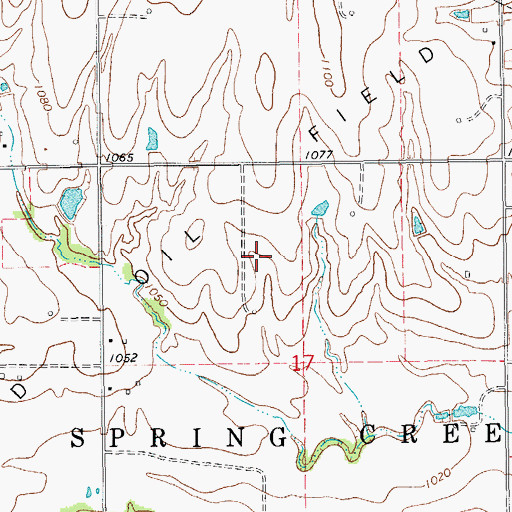 Topographic Map of West Edmond Oil Field, OK