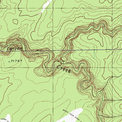 Topographic Map of Scattered Willow Wash, AZ