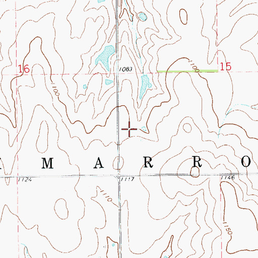 Topographic Map of Kingfisher County, OK