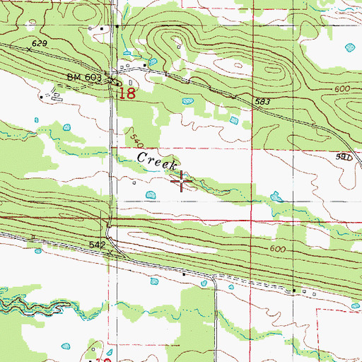 Topographic Map of Le Flore County, OK