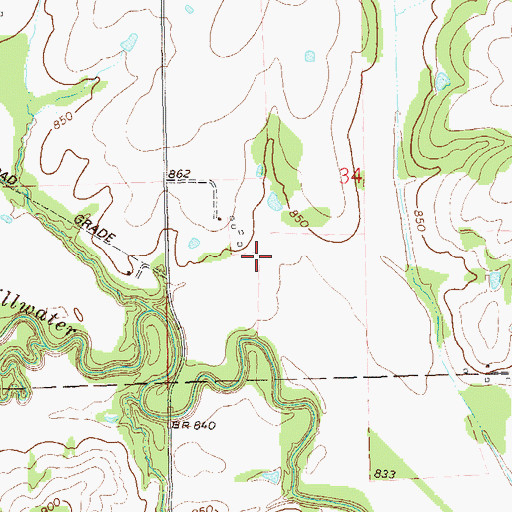 Topographic Map of Payne County, OK