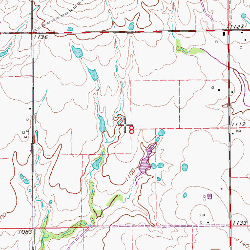 Topographic Map of Stephens County, OK