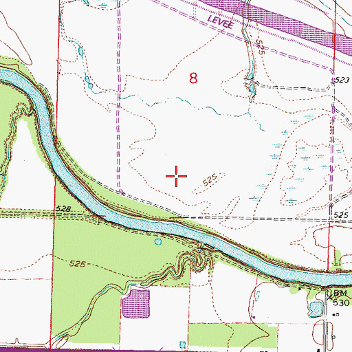 Topographic Map of Wagoner County, OK