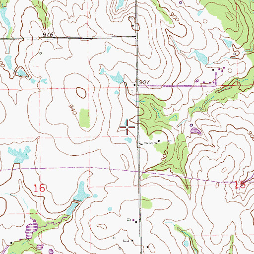 Topographic Map of KRDM-FM (Ardmore), OK