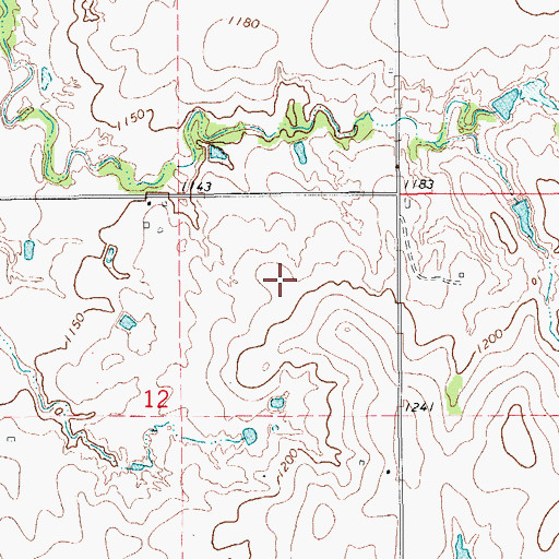 Topographic Map of Chandler Armory Heliport, OK