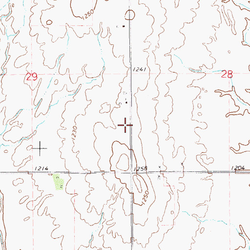 Topographic Map of Mc Crays Airport, OK