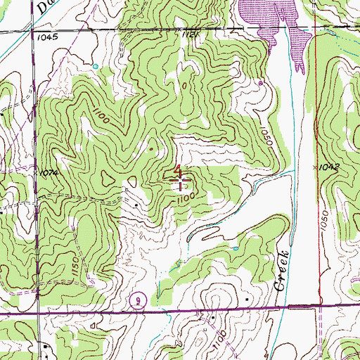 Topographic Map of Pata Skyhaven Airport (historical), OK