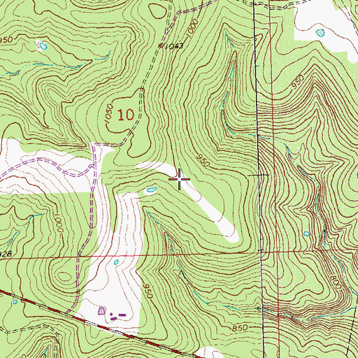 Topographic Map of Stuart Mountain Airpark (historical), OK