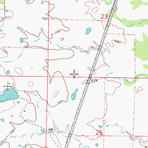Topographic Map of Talihina Municipal Airport, OK