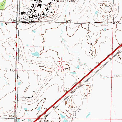 Topographic Map of Craig Heliport, OK