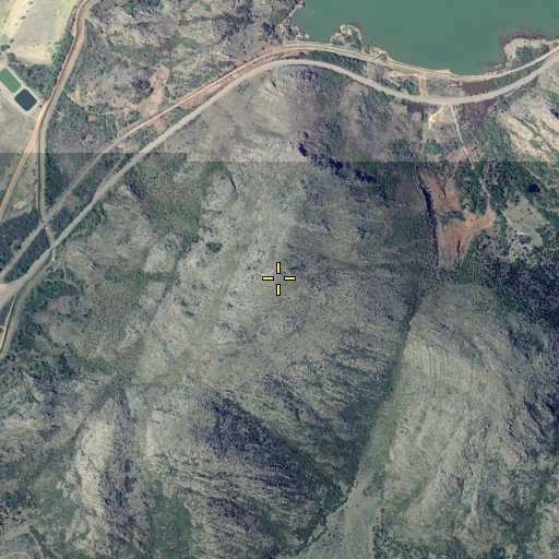 Aerial/Satellite Image of KQTZ-FM (Hobart), OK