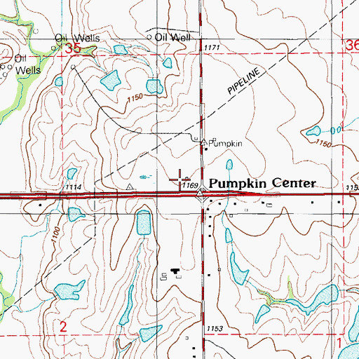 Topographic Map of KMGZ-FM (Lawton), OK