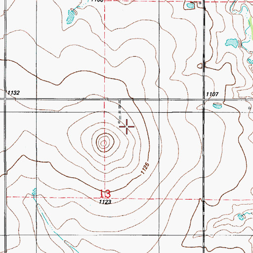 Topographic Map of KSWO-TV (Lawton), OK