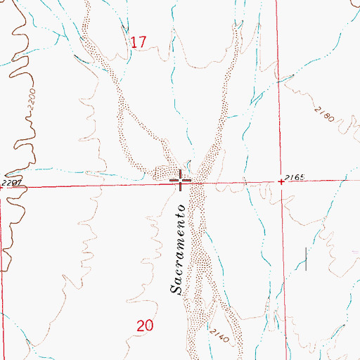 Topographic Map of Secret Pass Wash, AZ