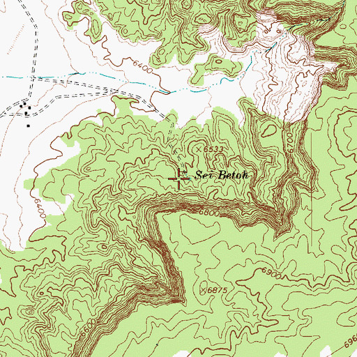 Topographic Map of Sei Betoh, AZ