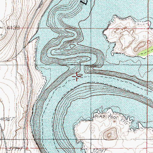 Topographic Map of Sentinel Rock, AZ