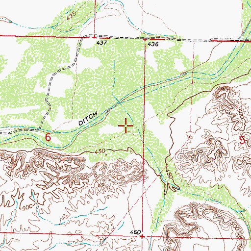 Topographic Map of Sentinel Wash, AZ