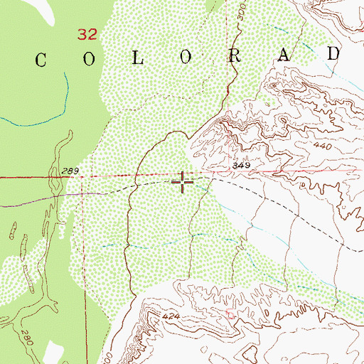 Topographic Map of Seventy Wash, AZ
