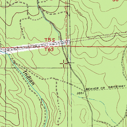 Topographic Map of McQuinn Strip (historical), OR