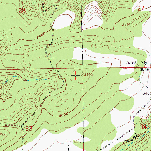 Topographic Map of Balanced Rocks, OR